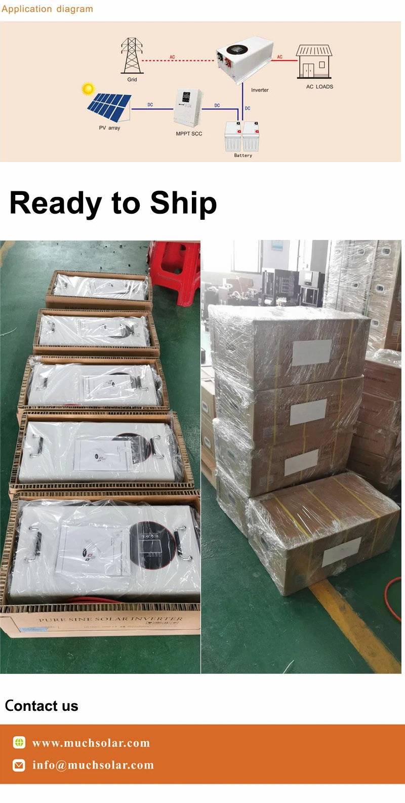 6000W low frequency pure sine wave inverter 11