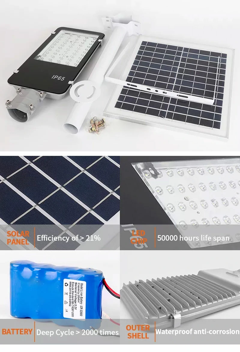 integrated solar led street light 41