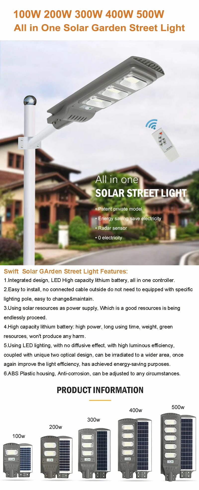 solar powered garden street lights 16