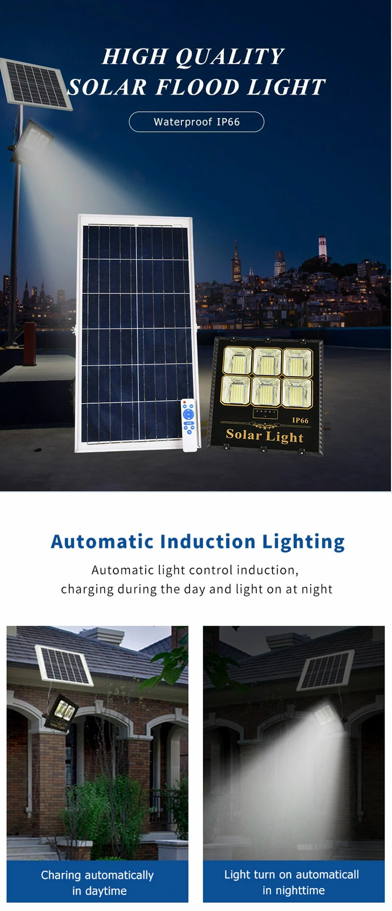 400w solar flood light 15