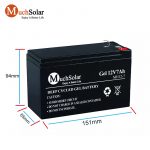 12V 7AH Agm Battery 3